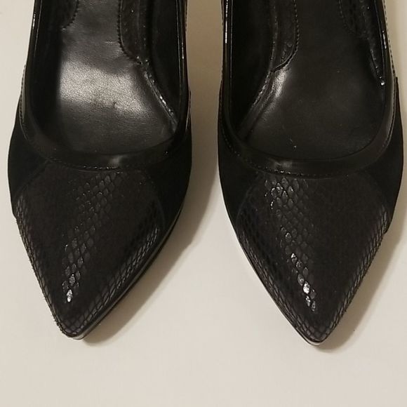 WHBM leather & suede heels - Picture 2 of 7